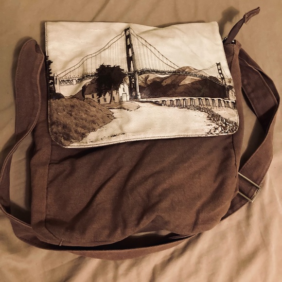 Golden Gat National Park Foldover Book Bag - Picture 1 of 4
